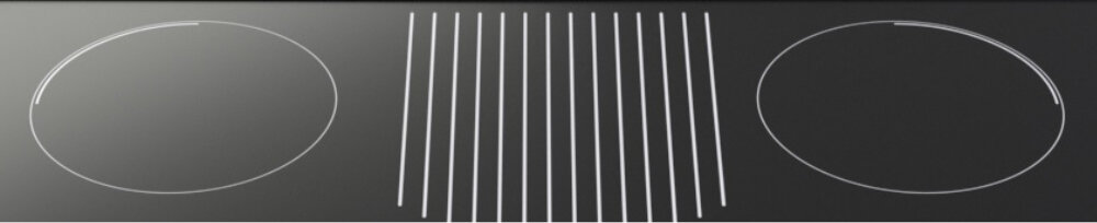 Płyta gazowa  SOLGAZ Optima 4+1 G20  - Brak palników na płycie