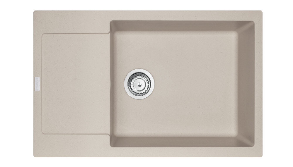 Zlewozmywak FRANKE Maris MRG 611-78 XL 114.0675.979 Orzechowy widok na zlew z góry odporność na plamy trwałość kwarc fragranite wytrzymałość
