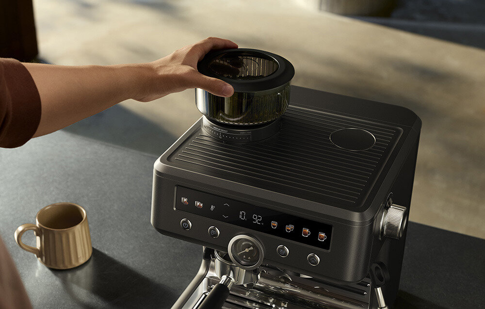 Ekspres MOVA S20 Pro CzarnY Dwie pompy, płynna praca dwa niezależne systemy pomp wibracyjnych równoległe parzenie i spienianie Stały przepływ i równomierne ciśnienie smak aromat