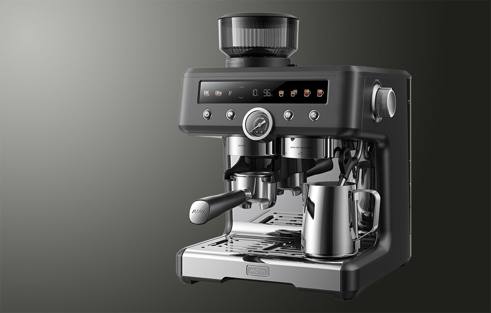 Ekspres MOVA S20 Pro CzarnY Programy i pełna personalizacja cztery gotowe programy Espresso, Double Espresso, Lungo i Cold Brew parametry dostosowanie automatyczny lub manualny