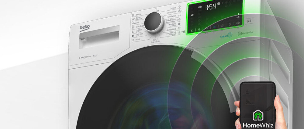 Pralko-suszarka BEKO B5DFT584427MPB aplikacja sterowanie zdalne