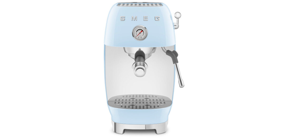 Ekspres SMEG ECF03PBEU Pastelowy błękit (Cold Brew) wymiary Elegancki design funkcjonalność estetyka
