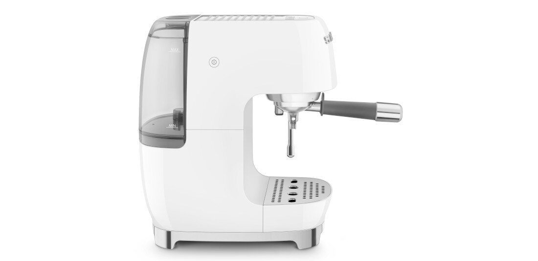 Ekspres SMEG ECF03WHEU Biały (Cold Brew) Wszechstronność parzenia espresso pojedyncze i podwójne lungo Cold Brew zbiornik pojemność