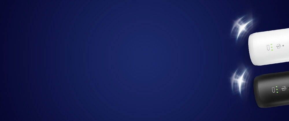 Zbliżenie na dolną część szczoteczki, na której znajduje się czujnik.