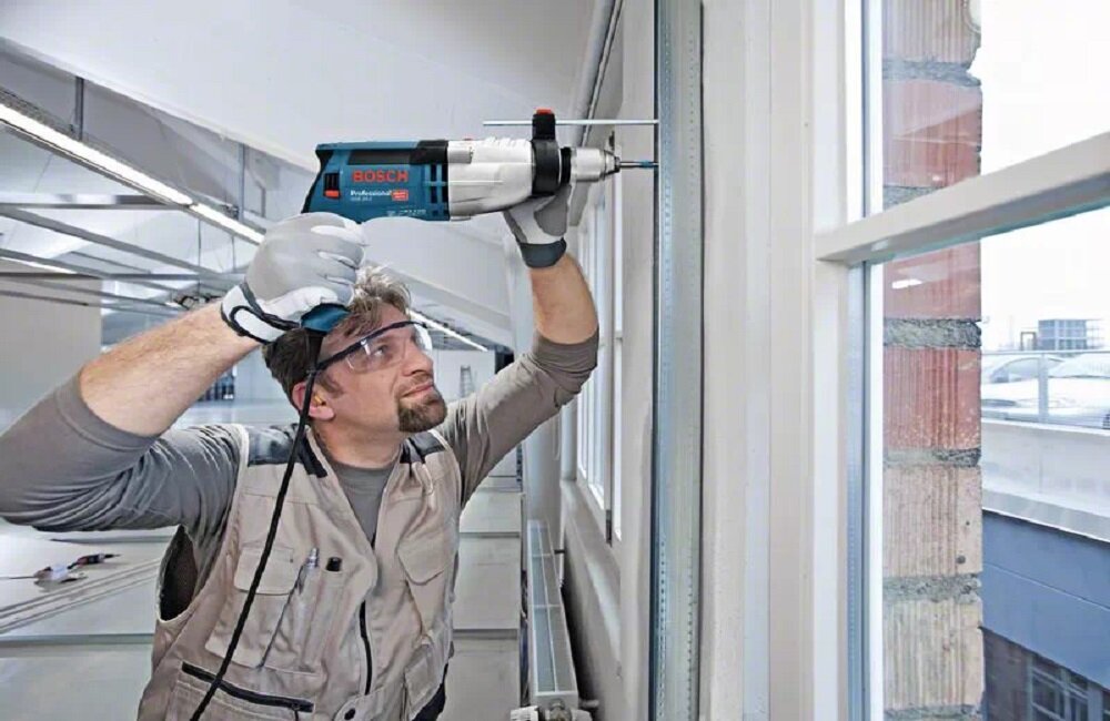 Wiertarka udarowa BOSCH GSB 21 2 RCT Professional Mocna i kompaktowa metalowa obudowa