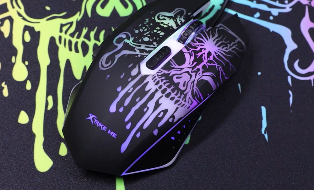 Zestaw XTRIKE ME CMX-415 mysz na podkladce, preferencje, zywotnosc, klikniecia, trwalosc