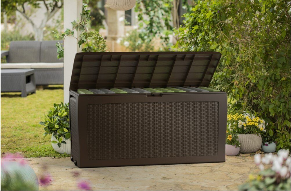 Skrzynia ogrodowa KETER Samoa Rattan Box 270L Antracyt utrzymanie czystości