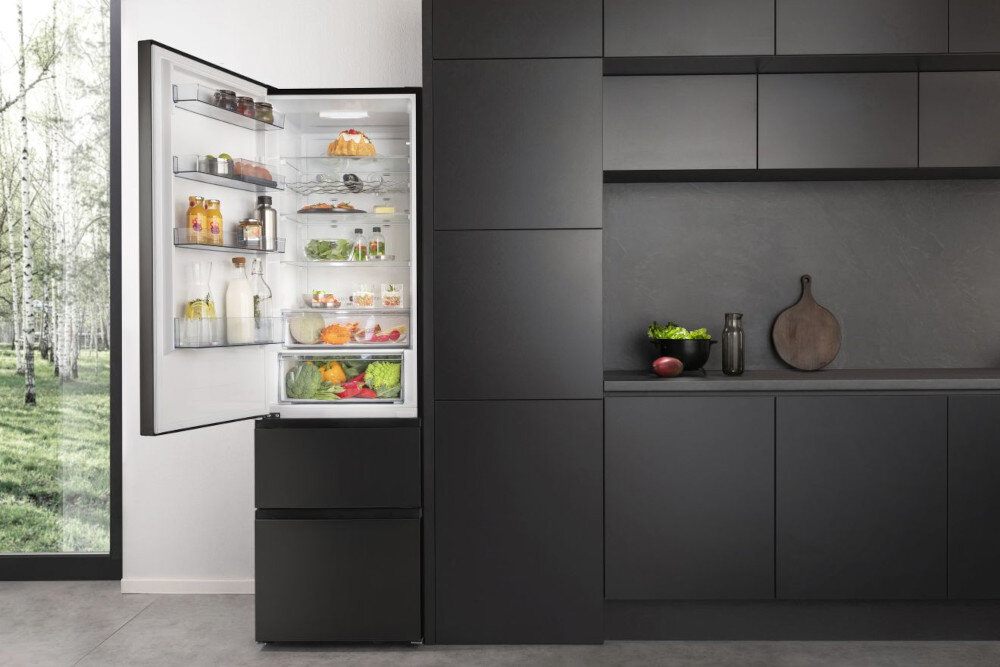 Lodówka HISENSE RM469N4AFD pojemność elegancja wygląd design smukła kompletna linia