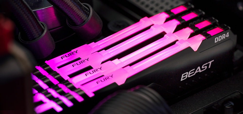 KINGSTON FURY Beast RGB DDR4 modernizacja sprzetu