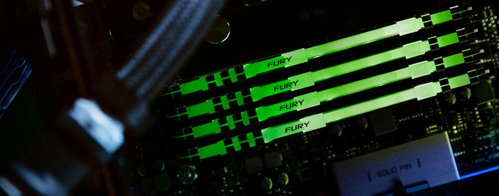 KINGSTON FURY Beast RGB DDR4 plug and play