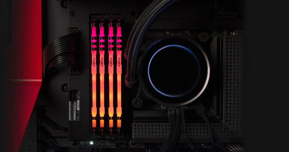 KINGSTON FURY Beast RGB DDR4 ultrwawydajne chlodzenie