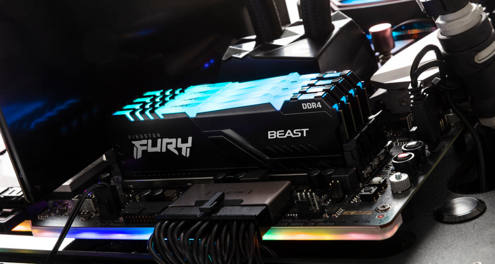 KINGSTON FURY Beast RGB DDR4 konfigurowanie oswietlenia