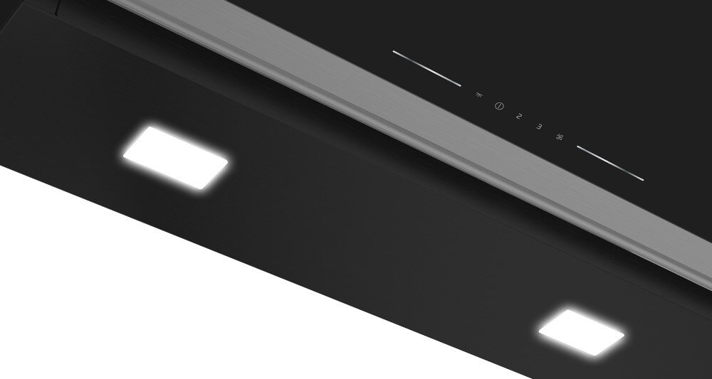 OKAP BEKO BHCA96741BBHF światło oświetlenie LED widoczność