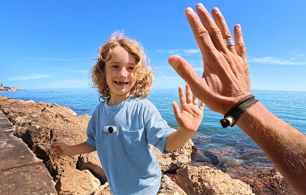 Kamera sportowa INSTA360 Go 3S 128GB Biały obsługa sterowanie gesty komendy