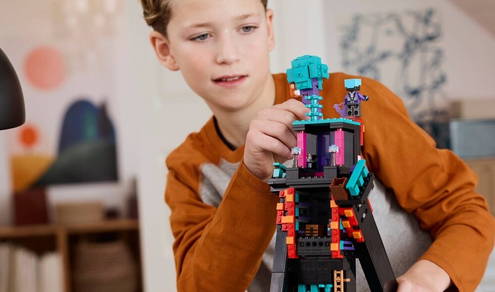 LEGO 21279 Minecraft Wieża Endermana elementy opis konstrukcji wiek
 
