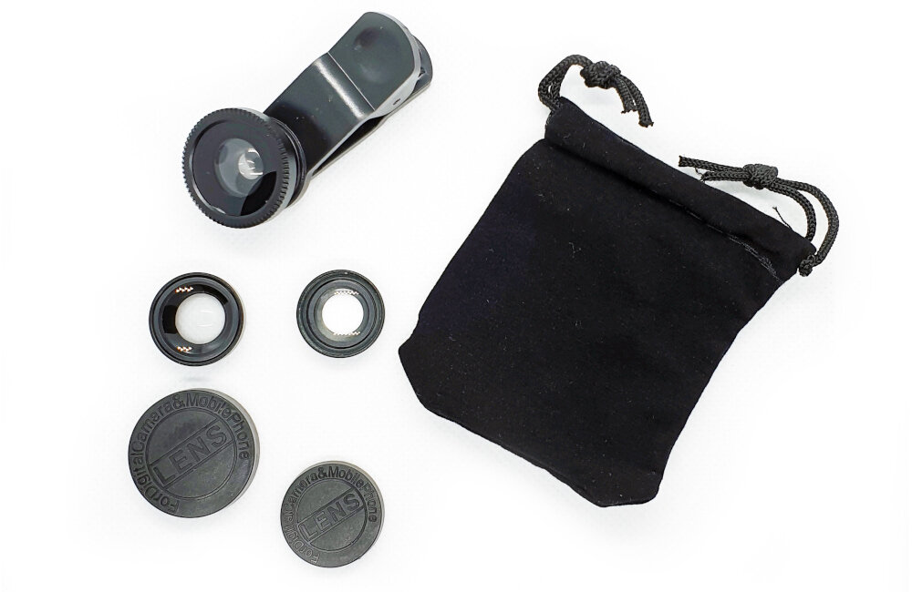 ZESTAW XREC SELFIE 3W1 MONOPOD/UCHWYT/3X OBIEKTYWY obiektywy