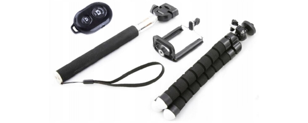 ZESTAW XREC SELFIE 4W1 STATYW/MONOPOD/UCHWYT/PILOT zestaw
