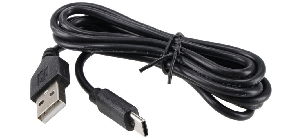 Przewód do ładowania DEDRA DED7300, 1,5 m, elastyczny, lekki, przenośny, Przewód DEDRA DED7300 długość 1,5 m elastyczna konstrukcja port USB gniazdko budowa samochód