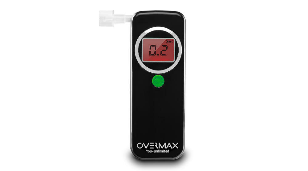 OVERMAX-OV-AD-02 alkomat przygotowanie pomiar sygnał dźwiękowy