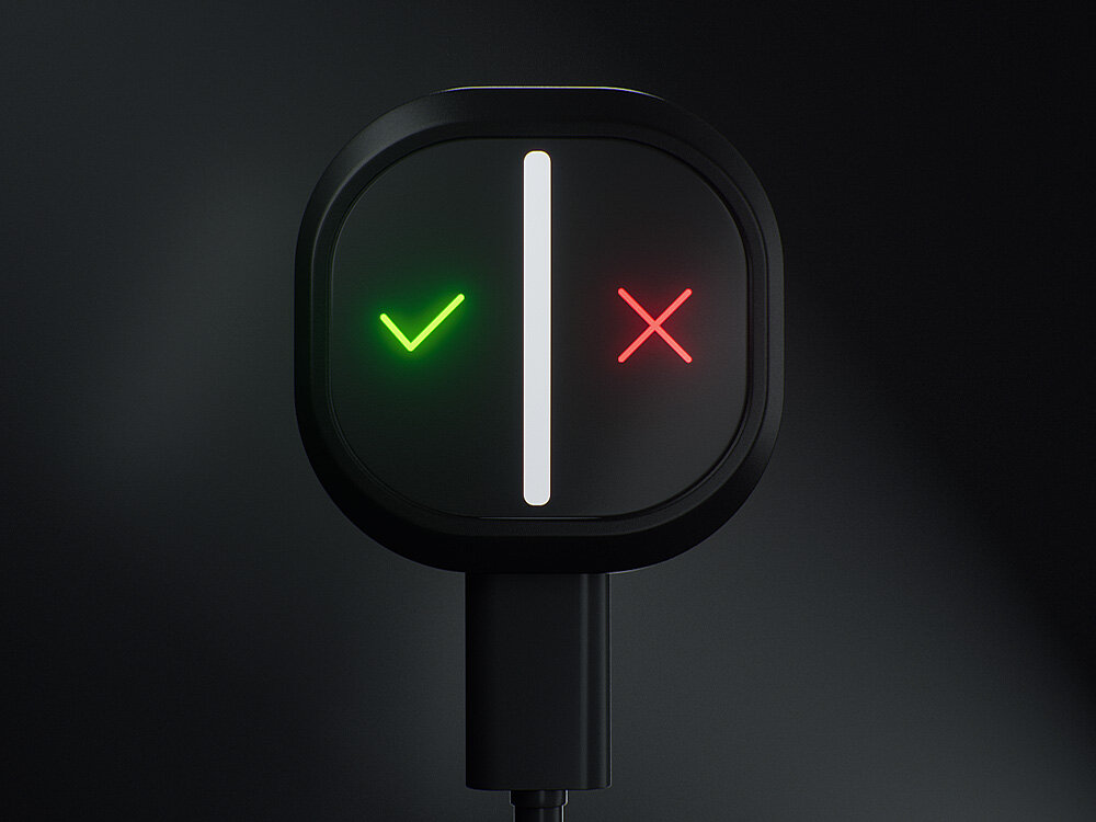 Komunikator drogowy YANBOX YANOSIK GO społeczność zgłoszenia bezpieczeństwo komunikator od frontu na czarnym tle