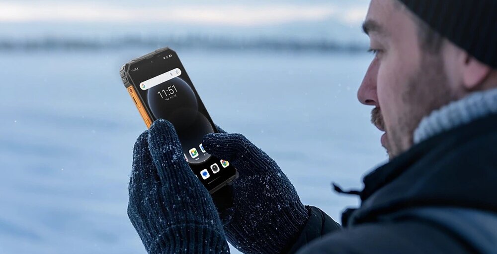 Smartfon BLACKVIEW Fort 1 wyświetlacz 6,56″ IPS HD+ (720 × 1612 px) Odświeżanie 90 Hz Jasność do 450 nitów szkło Panda Glass 