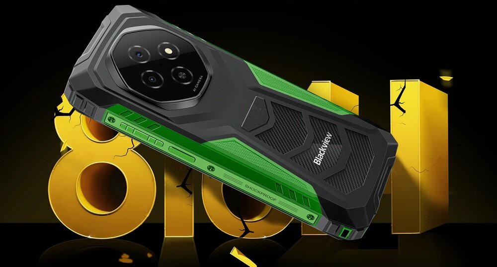 Smartfon BLACKVIEW Fort 1 Tryb Glove Mode 2.0  normy IP68 / IP69K i MIL-STD-810H TPU  