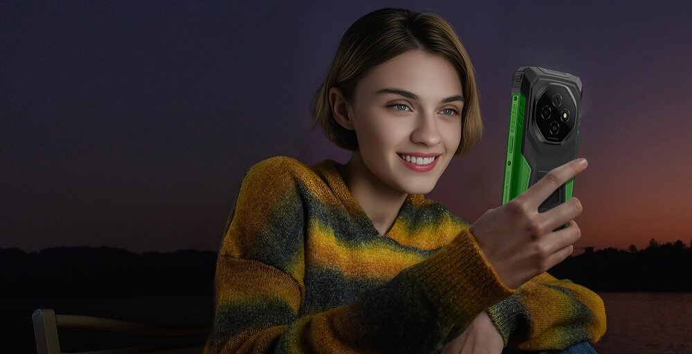 Smartfon BLACKVIEW Fort 1 Główny obiektyw 16 MP czujnik głębi 2 MP  tryby HDR, Panorama i Nocny 