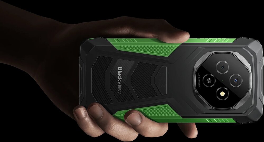 Smartfon BLACKVIEW Fort 1  Dual 4G VoLTE, Wi-Fi 5, Bluetooth 5.2 oraz NFC GPS, GLONASS, Galileo i Beidou czytnik linii papilarnych  