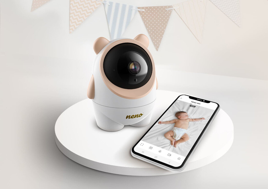 Niania elektroniczna NENO Ami wygląd design prezentacja wizualizacja Zadbaj o spokój