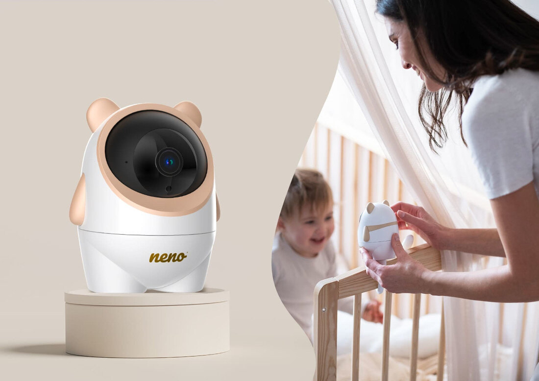 Niania elektroniczna NENO Ami Błyskawiczny montaż praktyczny pałąk kilka prostych ruchów