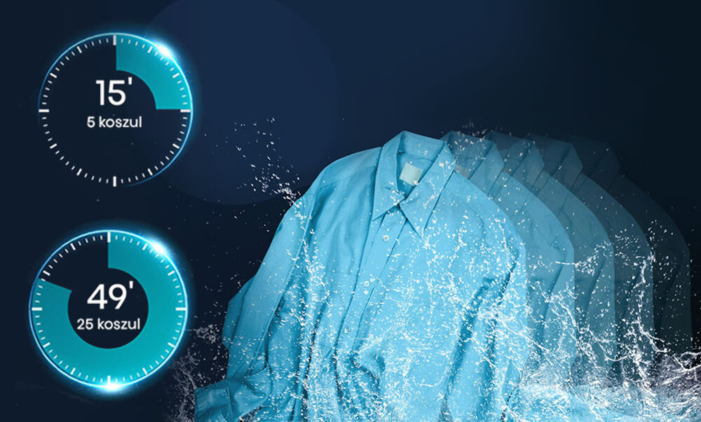 PRALKO-SUSZARKA HISENSE WD5S1045BW szybkie programy Quick wash