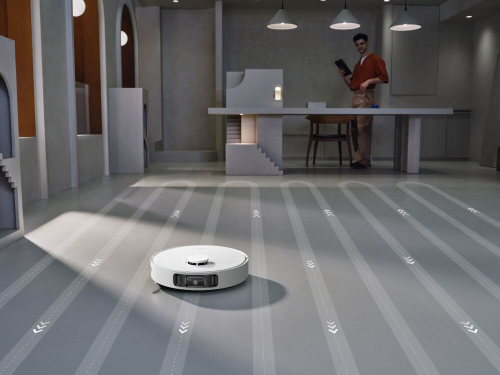 Robot sprzątający MOVA E30 Ultra czujniki laserowe omijanie przeszkód