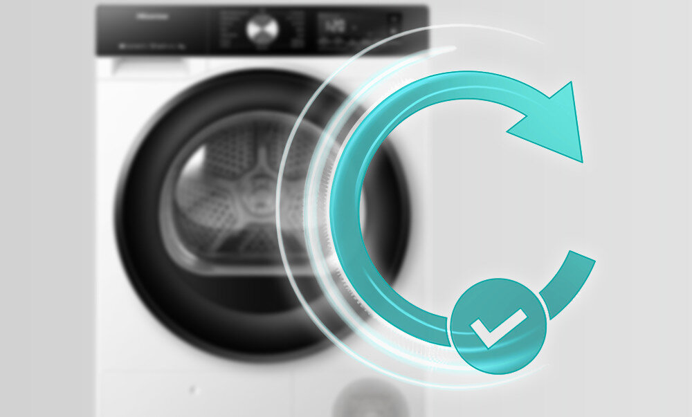 SUSZARKA SLIM HISENSE DH3S802BW3PL suszenie planowanie godzina