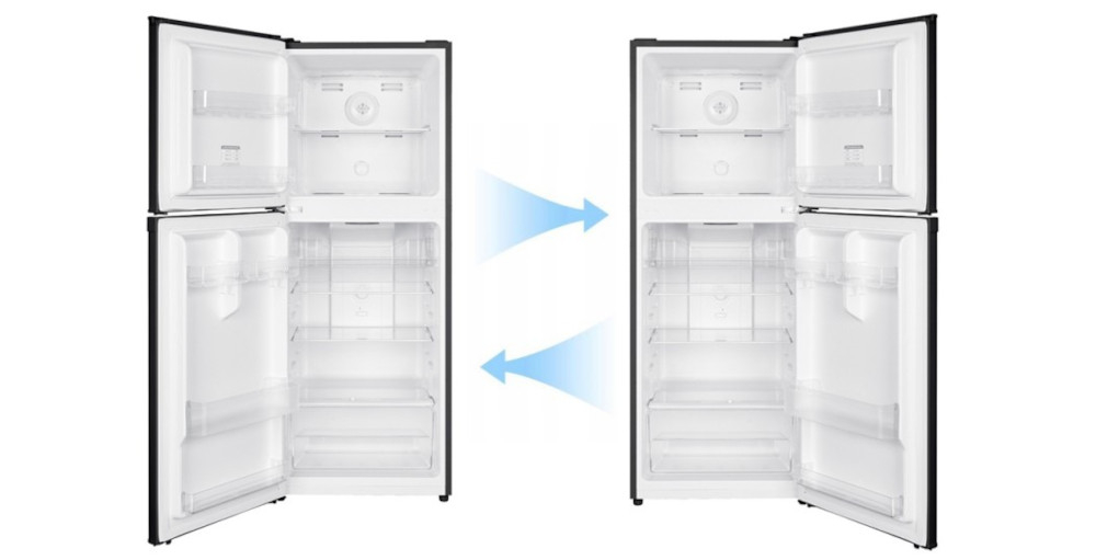 LODÓWKA SMITH&BROWN SFTF-231-BE5 zmiana kierunku otwierania drzwi lewo prawo