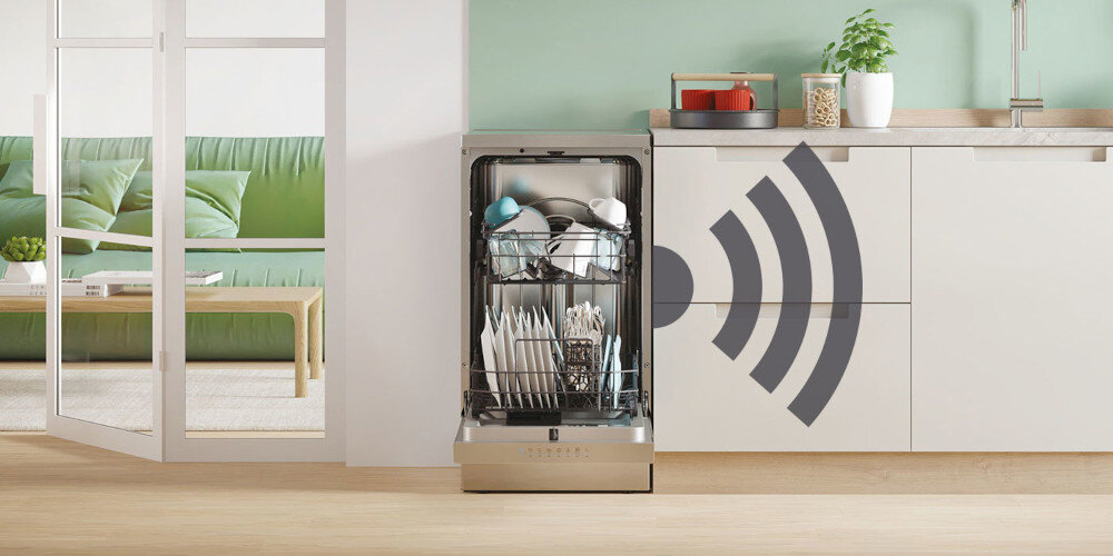 ZMYWARKA CANDY CF1C7SB1FX RAPIDO SLIM zdalne sterowanie pełna kontrola Wi-Fi praktyczne wskazówki informacje powiadomienia