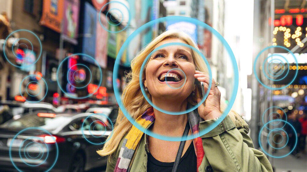 Telewizor SONY LED X90J  - voice zoom