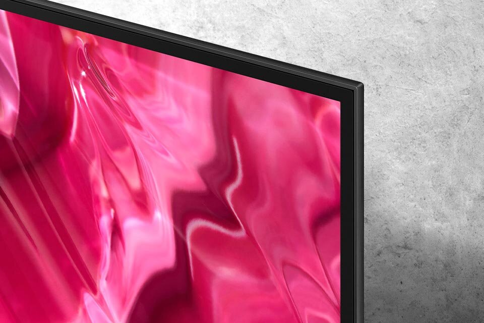 Wąskie ramki telewizora Samsung są niemal niedostrzegalne