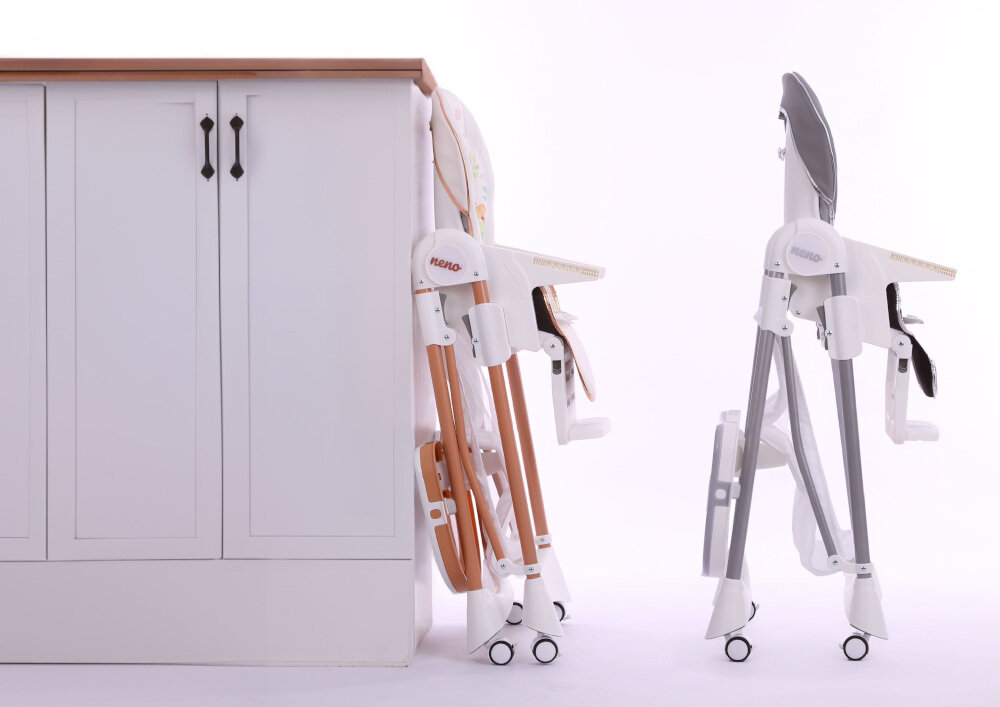 Krzeselko do karmienia NENO Sedi skladanie przechowywanie