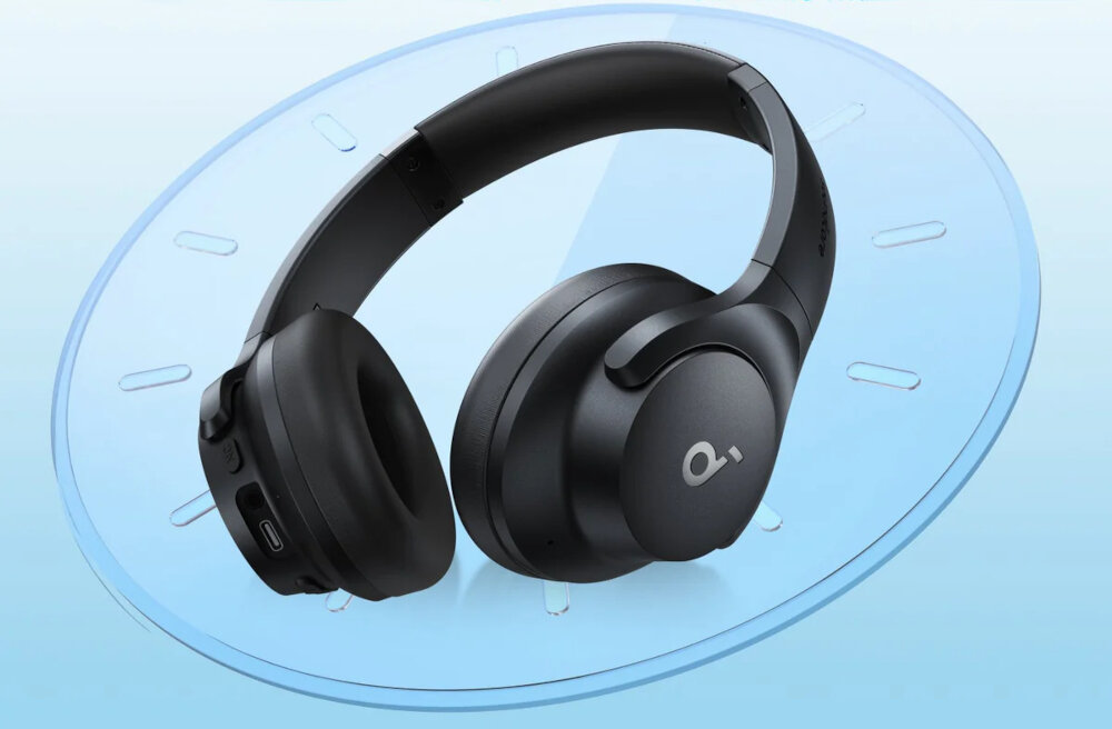 Słuchawki nauszne SOUNDCORE Q20i czas pracy bateria ładowanie 