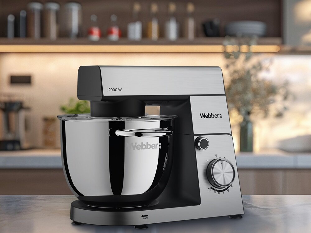 Robot kuchenny planetarny WEBBER Next SM16 łatwiejsze przygotowanie potraw, wysoka moc, oszczędność czasu