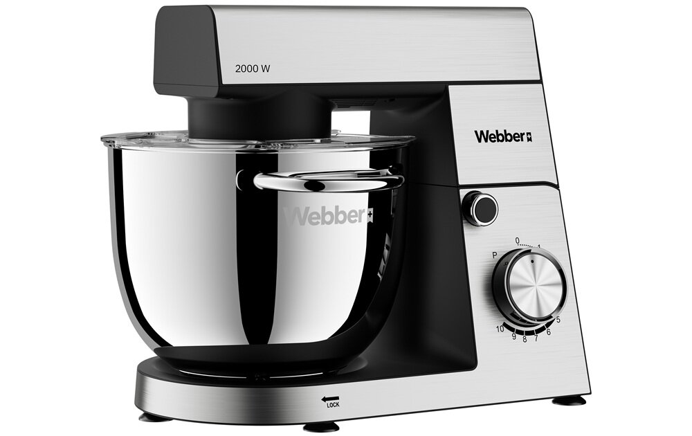 Robot kuchenny planetarny WEBBER Next SM16 mocny silnik, stabilna praca, równomierne wyrabianie ciasta