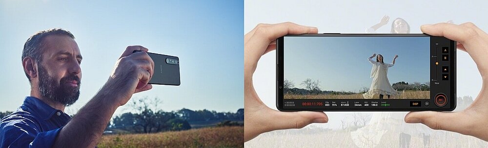 Smartfon SONY Xperia 1 III muzyka   ekran bateria aparat wydajność pojemność zdjęcia procesor ram pamięć obudowa wyświetlacz rozdzielczość ładowanie zalety cechy 