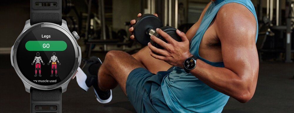 Smartwatch AMAZFIT Balance 2 XT biosensor BioTracker monitorowanie zdrowia analiza snu