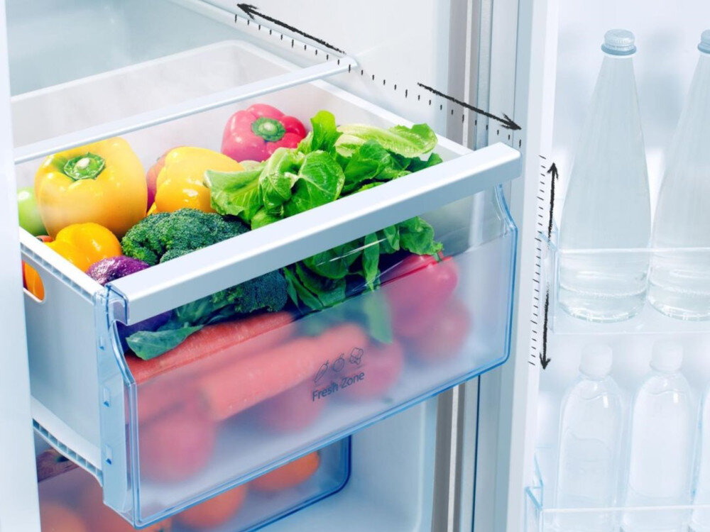 Lodówka HISENSE RL481N4BIE Nofrost szuflada fresh crisper komora zero