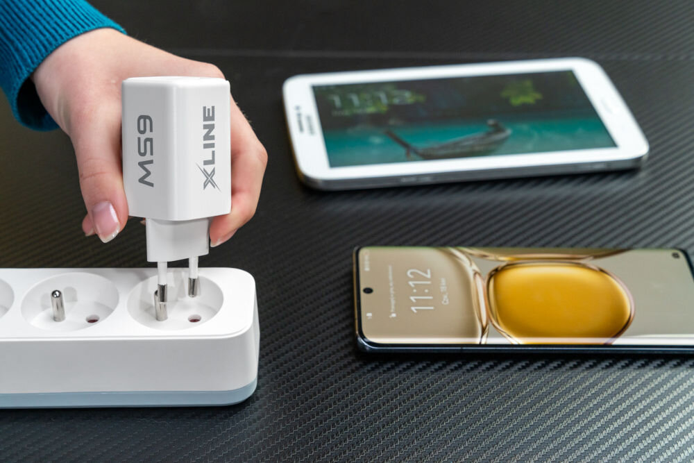 Ładowarka indukcyjna XLINE WCG653W Biały technologia gan