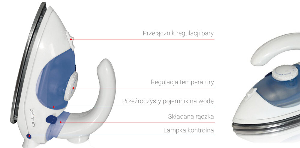Czajnik OPTIMUM CJ-1045 cechy szczególne pojemność kontrola stal