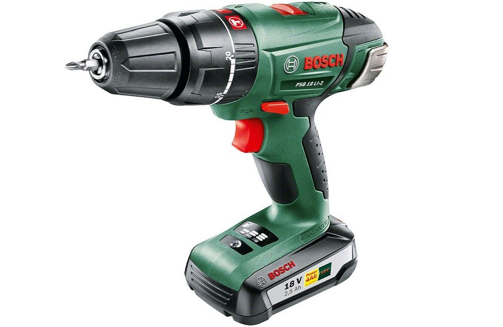 iertarko wkrętarka BOSCH PSB 18 LI 2 Lekka kompaktowa konstrukcja