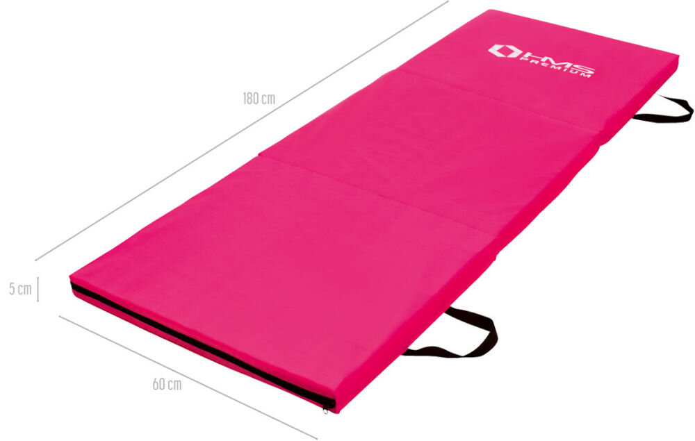 Materac gimnastyczny HMS Premium MGS02 Różowy wymiary waga