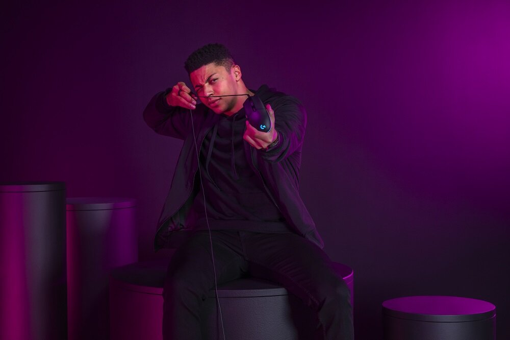 Mysz LOGITECH G203 - dostosowanie animacji koloru 