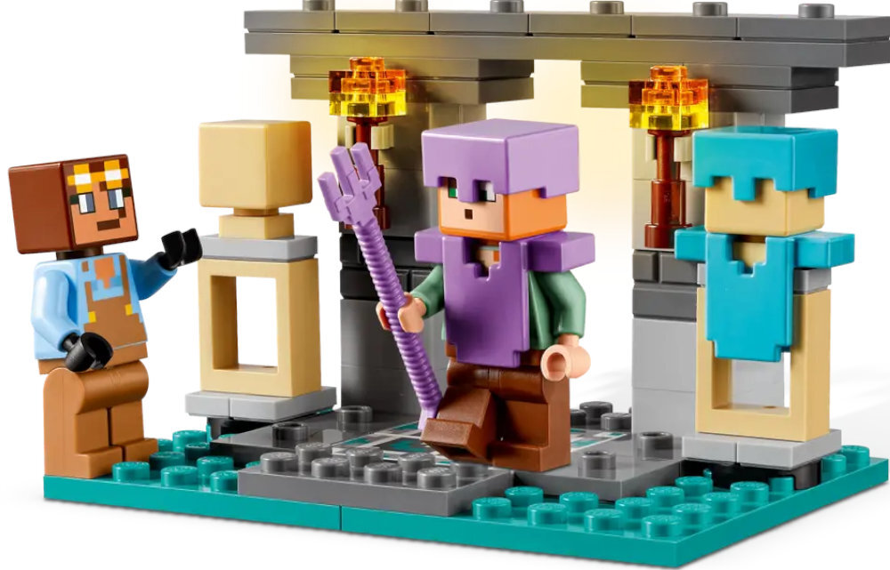 LEGO 21252 Minecraft Zbrojownia zabawa edukacja rozwój wyposażenie kreatywność